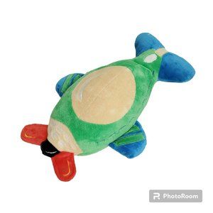 Mi Zone Kids Airplane Plush Stuffed Toy Travel Vehicle Planes Theme Decor GUC
